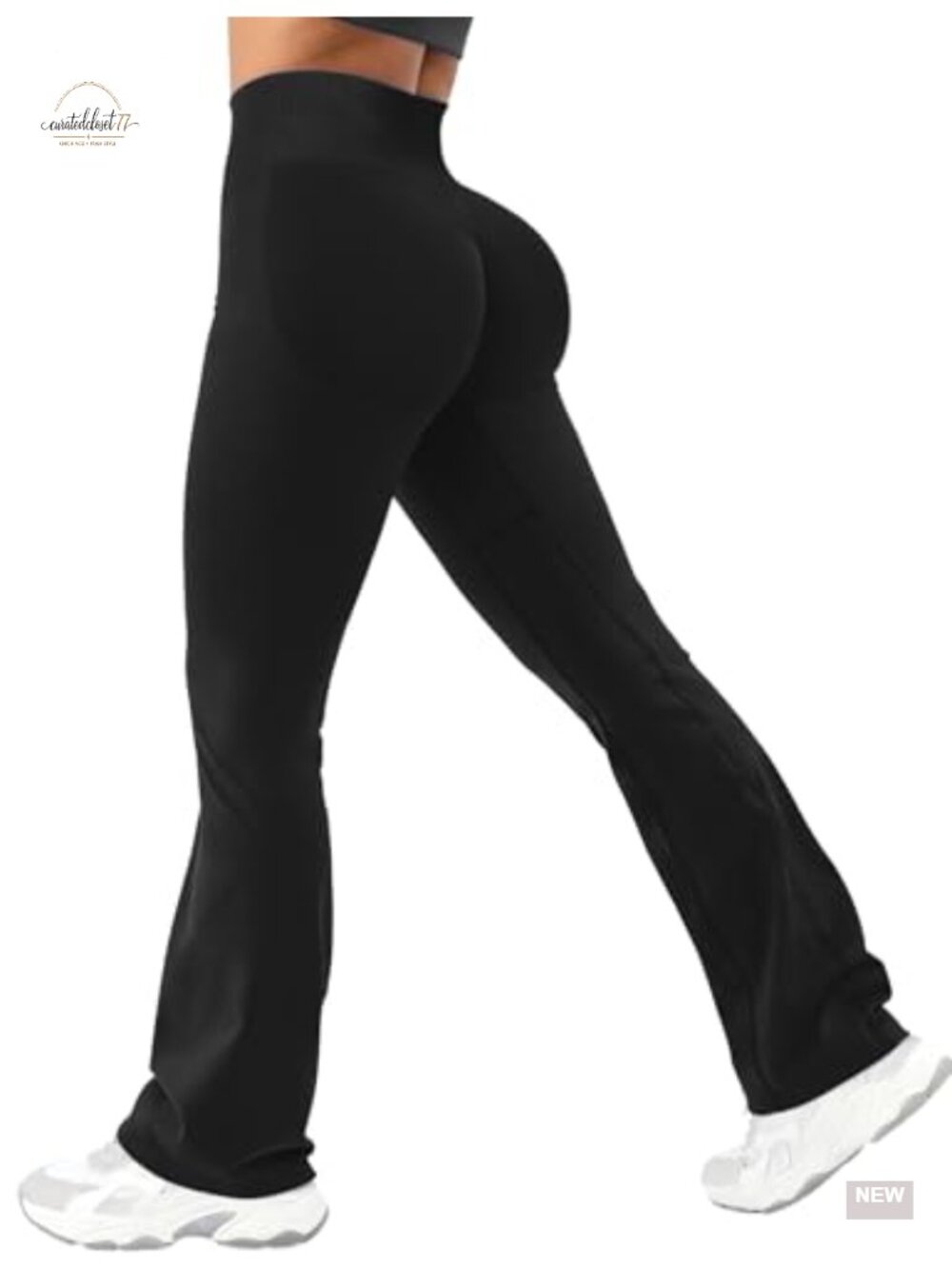 Seamless Flare Leggings Scrunch Butt Lifting Yoga Pants